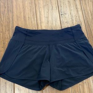Lululemon shorts with built in liner, size 4